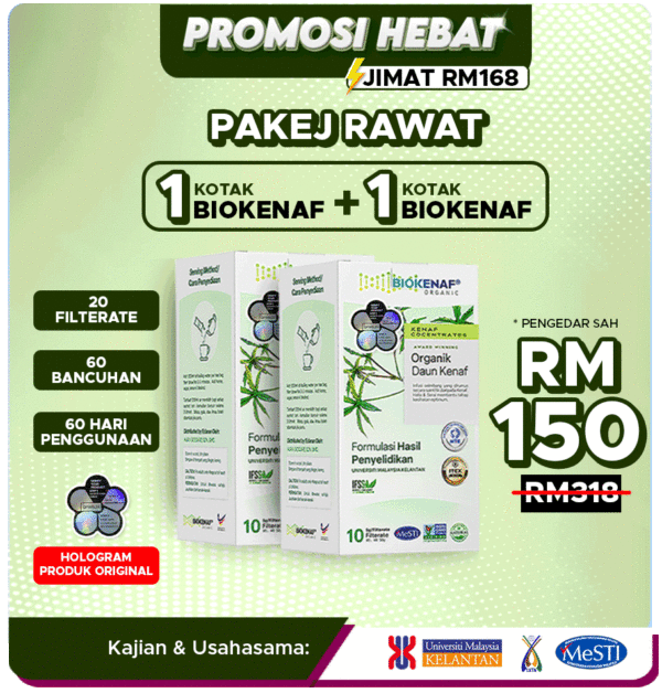 Pakej Rawat (2 Kotak Biokenaf)