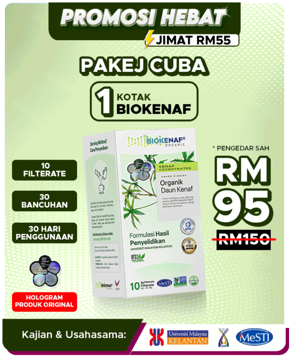 Pakej Cuba (1 Kotak BioKenaf)