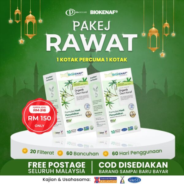 Pakej Rawat (2 Kotak Biokenaf)