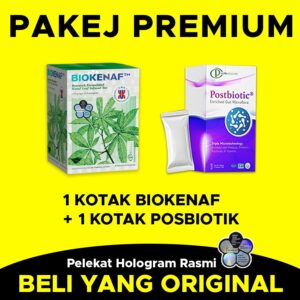 Pakej Premium (1 Kotak BioKenaf + 1 Postbiotic)